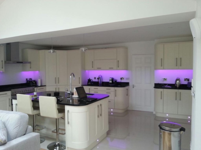 London Pro Fitter Ivory Kitchen with Island