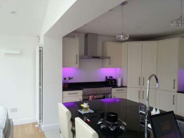 London Pro Fitter Ivory Kitchen with Island