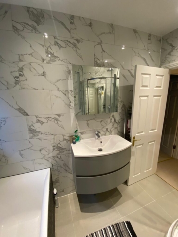 London Pro Fitters Grey/White Bathroom